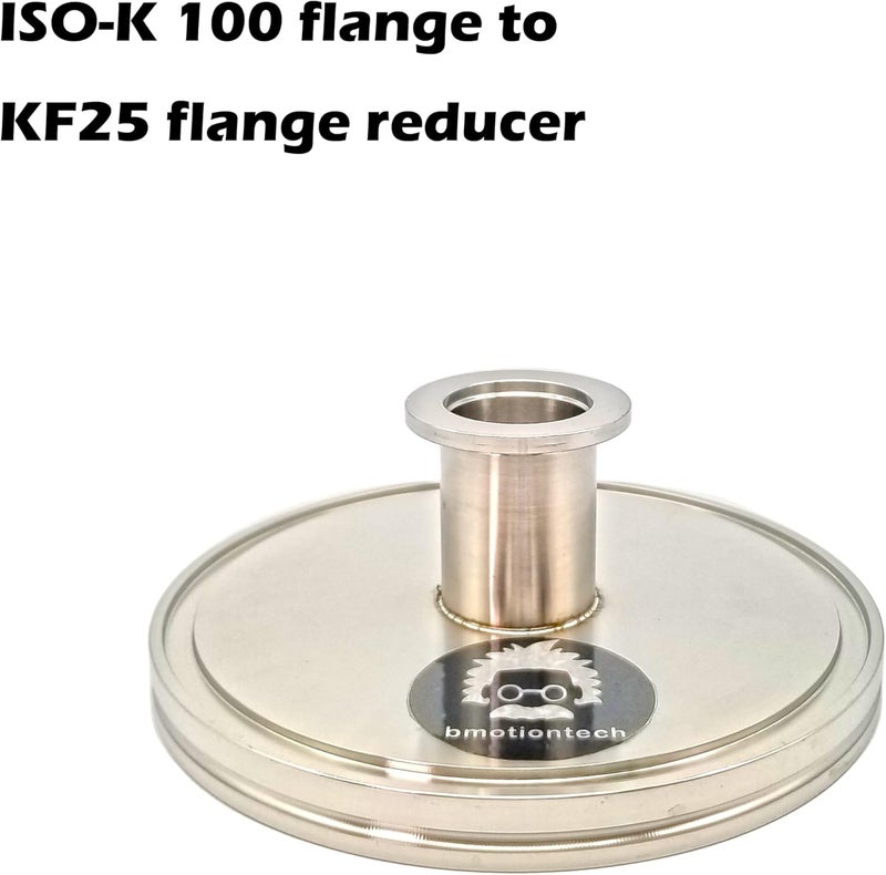 BROWNIAN MOTION TECHNOLOGY ISO-K 100 Flange to KF25 Flange Straight Reducer Converter Adapter - Image 2
